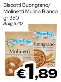 MAX Supermercati Biscotti Buongrano Molinetti Mulino Bianco offerta