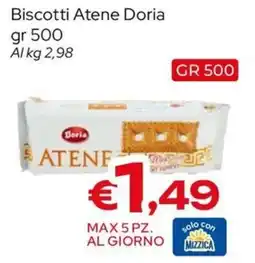 MAX Supermercati Biscotti Atene Doria offerta