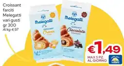 MAX Supermercati Croissant Melegatti offerta