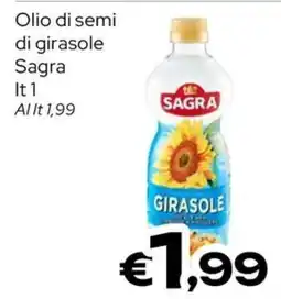 MAX Supermercati Olio di semi di girasole Sagra offerta