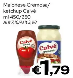 MAX Supermercati Maionese Cremosa/ ketchup Calvé offerta