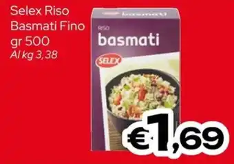 MAX Supermercati Selex Riso Basmati Fino offerta