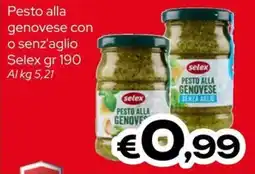 MAX Supermercati Pesto alla genovese Selex offerta