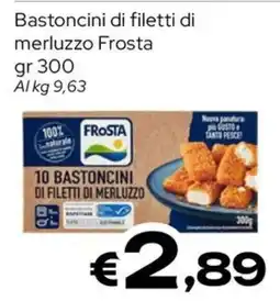 MAX Supermercati Bastoncini di filetti di merluzzo Frosta offerta