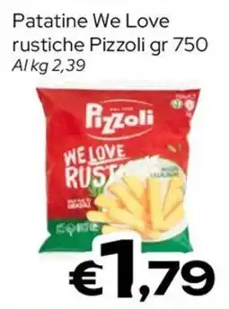 MAX Supermercati Patatine We Love rustiche Pizzoli offerta