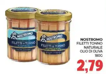 Eté Nostromo filetti tonno naturale offerta