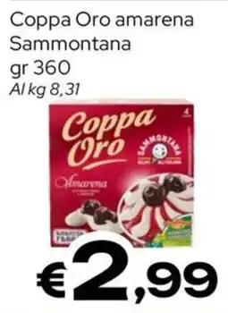 MAX Supermercati Coppa Oro amarena Sammontana offerta