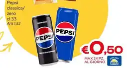 MAX Supermercati Pepsi classica/zero offerta