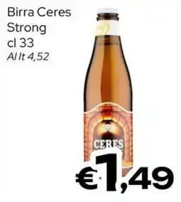 MAX Supermercati Birra Ceres Strong offerta
