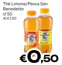 MAX Supermercati Thè Limone Pesca San Benedetto offerta