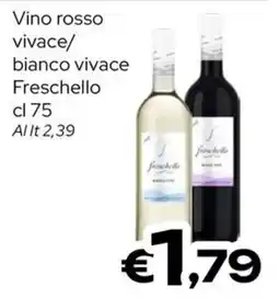 MAX Supermercati Vino rosso vivace/bianco vivace Freschello offerta