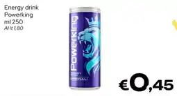 MAX Supermercati Energy drink Powerking offerta