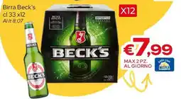 MAX Supermercati Birra Beck's offerta