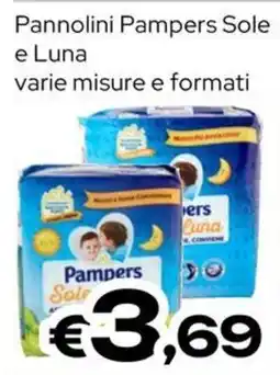 MAX Supermercati Pannolini Pampers Sole e Luna offerta