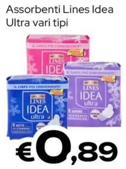 MAX Supermercati Assorbenti Lines Idea ultra offerta