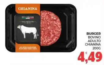 Burger bovino adulto Chianina