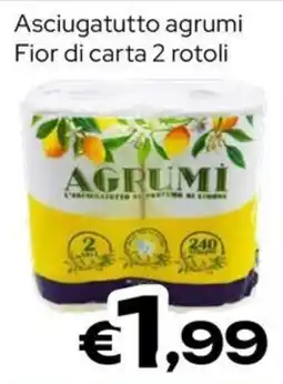MAX Supermercati Asciugatutto agrumi Fior di carta offerta