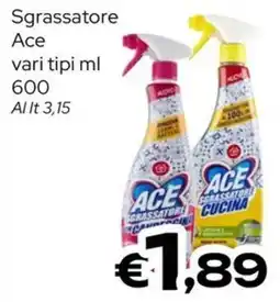MAX Supermercati Sgrassatore Ace offerta