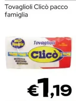 MAX Supermercati Tovaglioli Clicò pacco famiglia offerta