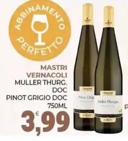 Eté Mastri Vernacoli Muller Thurg. Pinot Grigio offerta