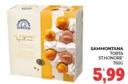 Eté Sammontana torta St.Honore' offerta