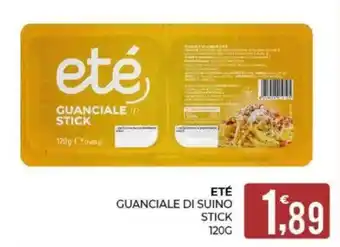 Eté Eté guanciale di suino stick offerta