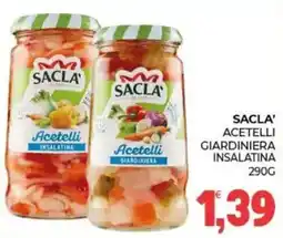 Eté Sacla' acetelli giardiniera insalatina offerta