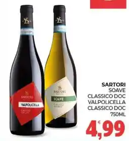 Eté Sartori Soave Classico Doc Valpolicella Classico Doc offerta