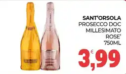 Eté Sant'orsola prosecco doc millesimato rose' offerta