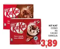 Eté KitKat cono cacao vaniglia offerta