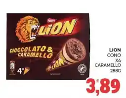 Eté Lion cono cioccolato e caramello offerta
