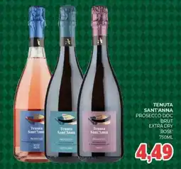 Eté Tenuta sant'anna prosecco doc brut extra dry rose' offerta