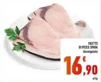 Filetto di pesce spada