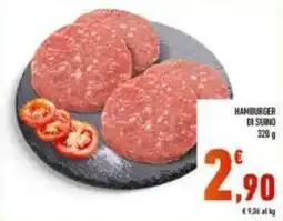 Conad Superstore Hamburger di suino offerta