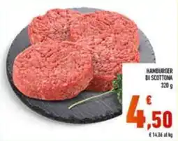 Conad Superstore Hamburger di scottona offerta