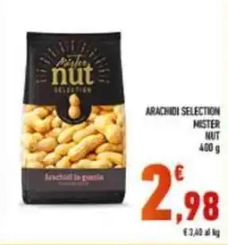 Conad Superstore Arachidi selection Mister Nut offerta