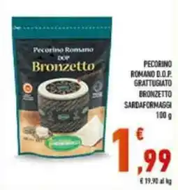 Conad Superstore Pecorino Romano Bronzetto offerta