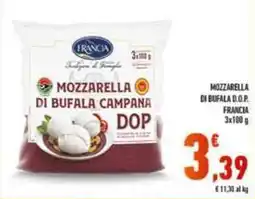 Conad Superstore Mozzarella di bufala campana DOP Francia offerta