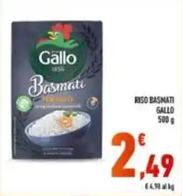 Conad Superstore Riso basmati Gallo offerta