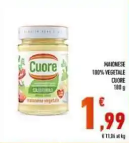 Conad Superstore Maionese vegetale Cuore offerta