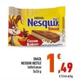 Conad Superstore Nesquik Snack Cacao offerta