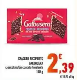 Conad Superstore Cracker ricoperto Galbusera offerta