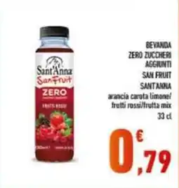 Conad Superstore San Fruit Zero frutta rossa offerta
