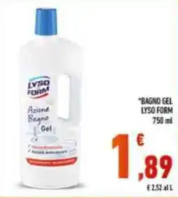 Conad Superstore Bagno gel Lyso Form offerta