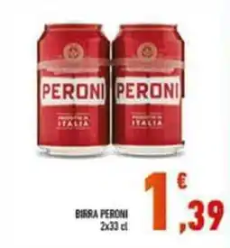 Conad Superstore Birra Peroni offerta