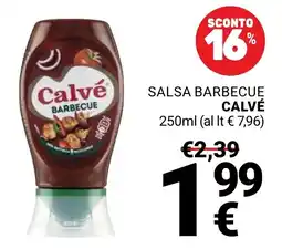 Supermercati Gulliver Salsa barbecue Calvé offerta