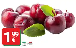Supermercati Gulliver Susine rosse offerta