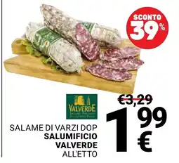 Supermercati Gulliver Salame di Varzi DOP Salumificio Valverde offerta