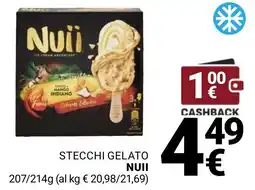 Supermercati Gulliver Stecchi gelato Nuii offerta