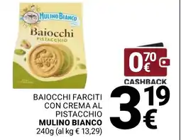 Supermercati Gulliver Baiocchi Pistacchio Mulino Bianco offerta